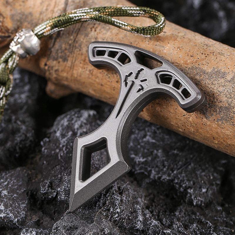 Portable EDC Tool Pendant Keychain Knuckle Dusters with Aviation Painted Surface