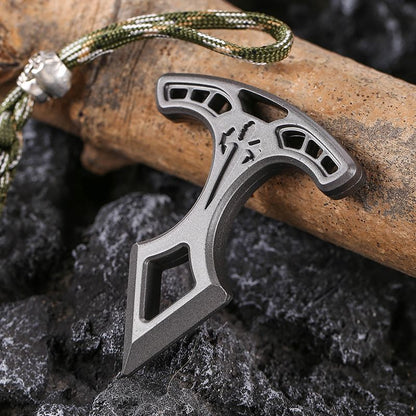 Portable EDC Tool Pendant Keychain Knuckle Dusters with Aviation Painted Surface