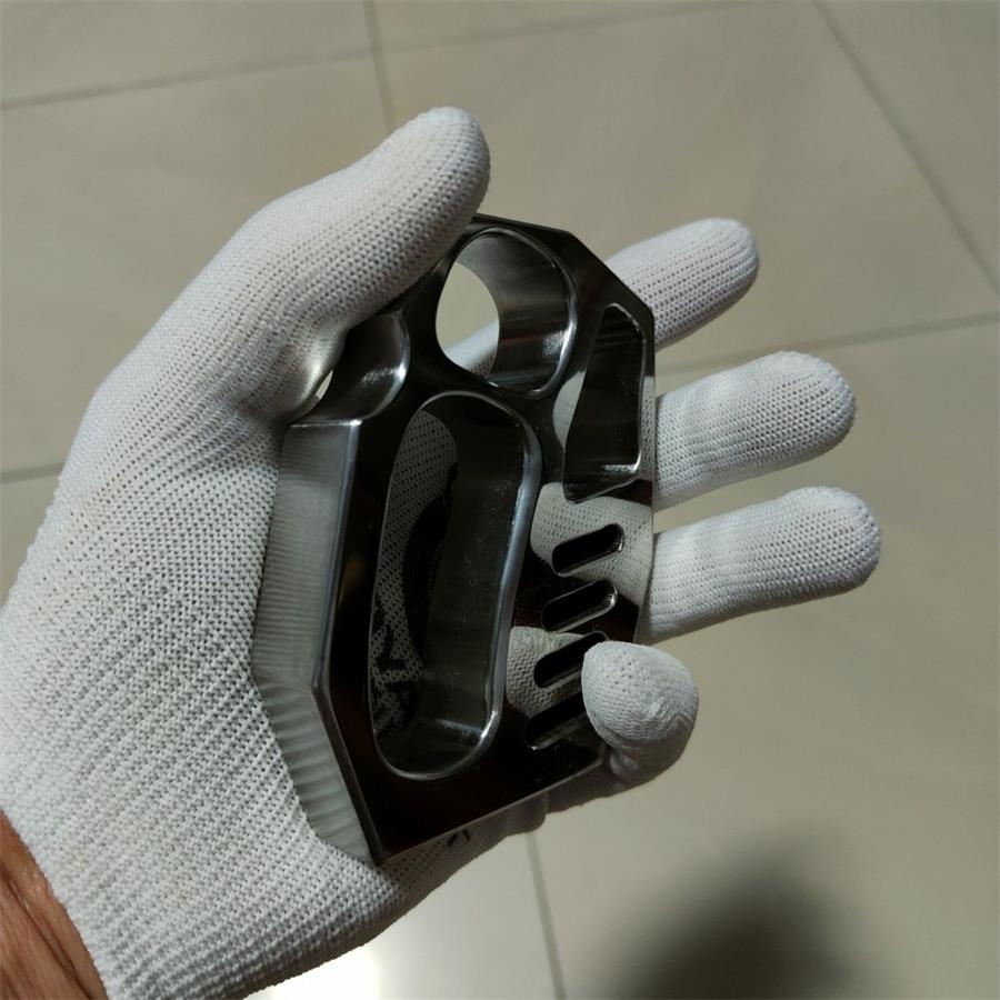 Titanium Alloy Polished Fine Large Rope Hole Knuckle Dusters