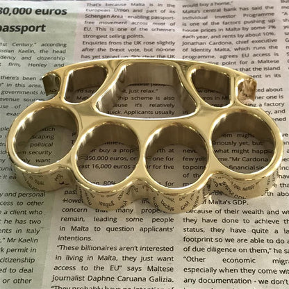 Outdoor Tool with Mirror Surface Knuckle Dusters Bottle Opener Savage EDC