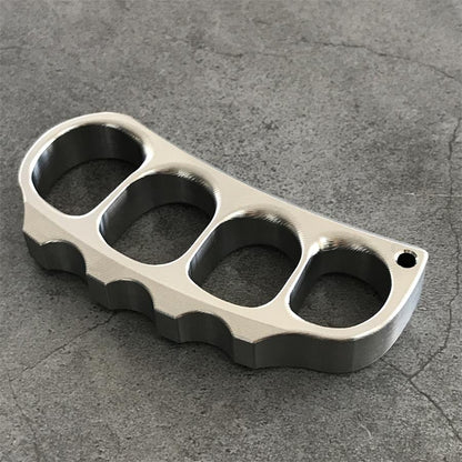 Titanium Pea Knuckle Dusters with Surface Texture Design EDC Tool