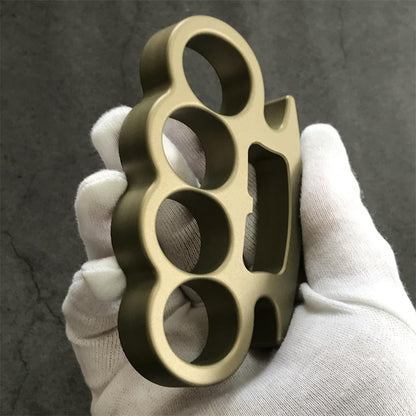 Classic Aluminum Lightweight Knuckle Dusters Built-in Bottle Opening Slot Design EDC Tool