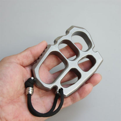 Solid 304 Steel Stonewashed Knuckle Dusters