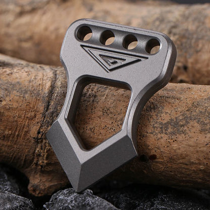 Mini Light Portable Knuckle Dusters Backpack EDC Keychain Pendant