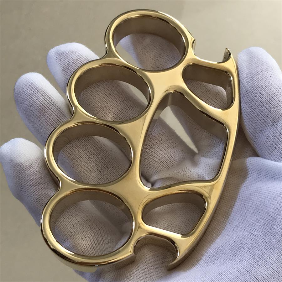 Outdoor Tool with Mirror Surface Knuckle Dusters Bottle Opener Savage EDC