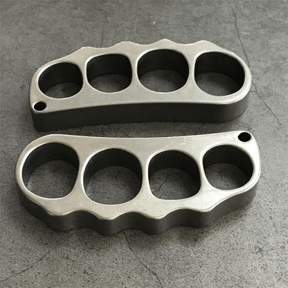 Medium Titanium Pea Knuckle Dusters EDC Outdoor Tool